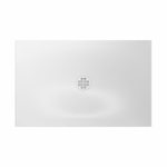 Crosswater Creo receveur de douche - 76x120x2.5cm - rectangle - blanc SW916845