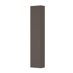INK Dock Armoire colonne haute avec miroir intérieur 35x169x20cm taupe mat SW21277