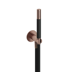 Hotbath Cobber M440 douchette à main barre avec support mural et sortie et flexible de douche 150cm cuivre brossé PVD SW230089