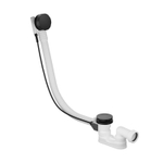 Hotbath Cobber Trop-plein de baignoire - rallongé - Noir poli PVD SW1117725