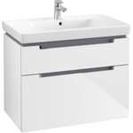 Villeroy & Boch Subway 2.0 wastafelonderkast - 78.7x59x44.9cm - glans wit SW118768