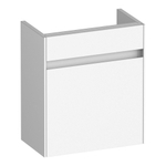 BRAUER Inspire fonteinonderkast - 40x45x22cm - deur linksdraaiend - greeploos - mat wit SW1199058