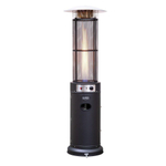 Eurom Chauffage de terrasse au gaz Flameheater 11000 Chauffage de patio 182.3x52.2x52.2cm 11000watt Noir SW539141