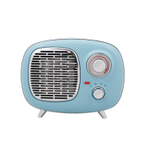 Eurom B-4 PTC 1500 Radiateur soufflant Design Rétro 1500 watt 14.5x28.1x21.8cm Bleu SW486868