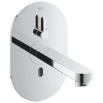 GROHE Eurosmart Cosmopolitan E partie apparente pour robinet mural avec bec 17cm avec mélange avec transformateur 230V chrome 0437789