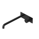 Hotbath Cobber Afbouwdeel ten behoeve van inbouw wastafelkraan - 25cm uitloop MBP - PVD - geborsteld zwart SW1246766