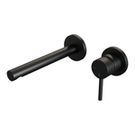 BRAUER Stripe Mitigeur lavabo encastré - bec droit et rosaces - modèle A1 - noir mat SW1435096