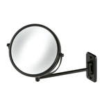 Geesa Mirror Scheerspiegel 1 arm 3x vergrotend Zwart SW104292