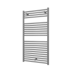 Plieger Vulcano EL elektrische radiator - Nexus zonder thermostaat - 111.1x60cm - 600 watt - zilver metallic SW796452