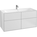 Villeroy & Boch Finion Meuble sous vasque 119.6x59.1cm 4 tiroirs White matt SW479505