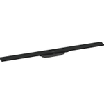 Hansgrohe RainDrain Flex Caniveau de douche - 90cm - raccourcissable - noir mat SW791705