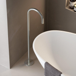 Hotbath Archie staande badkraan RVS SW230326