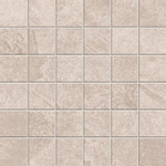 Atlas Concorde Solution mozaïektegel - 29.6x29.6cm - 8mm - gerectificeerd - Natuursteen look - Beige SW863161