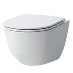 Laufen Pro Pack WC suspendu 39.7x55.7x46.5cm sans bride abattant wc slimseat softclose céramique brillant blanc SW97463