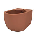 QeramiQ Élan Bidet - 53 × 36 cm - brun rouille mat SW1581559
