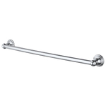 Haceka Allure Portant serviette simple - 62.2cm - montage mural - Chrome SW653938