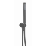Crosswater 3ONE6 Design handdoucheset - staafhanddouche - gladde doucheslang - wandhouder - slate (gunmetal) SW927968