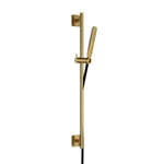 Hotbath Gal Verstelbare glijstang - 100 cm - met doucheslang 1.5 mtr - en handdouche - PVD - geborsteld messing (goud) SW656218