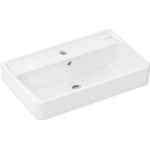 Hansgrohe Xanuia Q Wastafel/Fontein - 60x37cm - inbouw - 1 kraangat - met overloop - smartclean - wit glans SW1164899