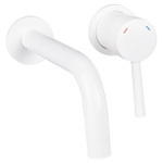 Differnz Mitigeur encastré eau froide/chaude droite blanc mat SW705355