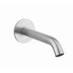 Crosswater 3ONE6 Baduitloop inbouw - uitloop 15cm - wand - geborsteld RVS SW876097