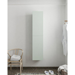 MONDIAZ BEAM Armoire colonne - 160cm - 2 portes - greey SW410825