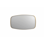 INK SP29 spiegel - 160x4x80cm contour in stalen kader - geborsteld mat goud SW955975