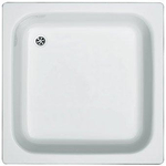 Plieger Brussel bac à douche carré en acier 90x90x14cm blanc SW453668