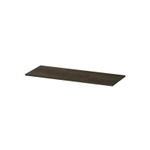 INK Plan de toilette - 120x45x2cm - pour meuble sous-vasque - MDF placage Charcoal SW493826