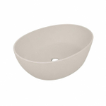 Zeza Arte Waskom - 45x32x12cm - solid surface - mat beige SW1472194