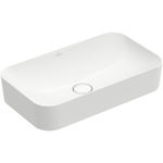 Villeroy & Boch finion opzetwastafel - 60x35cm - zonder kraangat - zonder overloop CeramicPlus - White Alpine (glans wit) SW106464