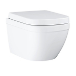 GROHE Euro pack WC suspendu à évacuation profonde sans bride 54x37.4cm avec abattant softclose et déclipsable blanc SW227373