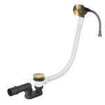 Hotbath Archie Combinaison de trop-plein/remplissage de baignoire BBP Laiton brossé PVD SW798847