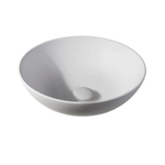 By Goof Waskom - opbouw - 38.5x13.8x38.5cm - Solid surface - Rond - Mat Wit SW1177018