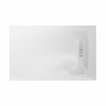 Crosswater Vito Receveur de douche - 170x80x2.5cm - rectangulaire - blanc SW916867
