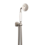 Crosswater Belgravia Handdoucheset - handdouche - wandbeugel - slang - G1/2 - geborsteld nikkel (RVS) SW1176841