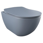 Creavit Design Hangend Toilet - 35.3x51cm - RVS Bidetsproeier - mat basalt SW1152738