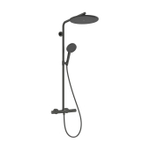 Hansgrohe Raindance alive showerpipe - 300 1 jet Ecostat Element - Chrome noir brossé (anthracite) SW1387940