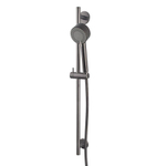 Wiesbaden Unimatch Cadans glijstangset compleet - met handdouche - 3 standen - diameter 8cm - PVD - gunmetal (antraciet) SW454658