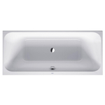Duravit Happy D.2 Kunststof inbouwbad acryl rechthoekig - met 2 rugsteunen - 180x80x46cm - zonder poten - zonder ommanteling - glans wit SW54606