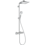 Hansgrohe Crometta e Showerpipe - 240 - 1jet - ecosmart - met thermostaat - hoogglans chroom SW73207