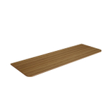 Saniclass Terra Topblad - 140x46x2cm - afgeronde hoeken - sandwood (licht eiken) SW1418396