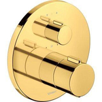 Duravit Thermostatarmaturen Afdekset - 2 functies - gepolijst goud SW997663
