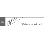 Crosswater Design S Waterdefelector - AJ voor SW31008 / SW223211 SW723215