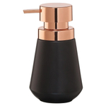 Sealskin Conical Distributeur de savon Porcelaine Noir SW94586