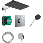 Hansgrohe Raindance alive Q - inbouw set 210/340 1jet iBox universal - 2 - hoogglans chroom SW1388516