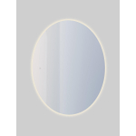 Adema Oval miroir de salle de bain ovale 60x80cm avec éclairage indirect à led avec chauffage du miroir et interrupteur tactile SW494059