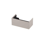 INK Wastafelonderkast - 90x45x37.6cm - 1 lade - push to open - MFC - Ivoor eiken SW798481