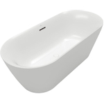 Villeroy & Boch Loop & Friends bad - vrijstaand - 180x80cm naadloos - Stone White (mat wit) SW917926