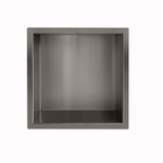 Wiesbaden Demis inbouwnis 30 x 30 x 10 cm gunmetal SW796270